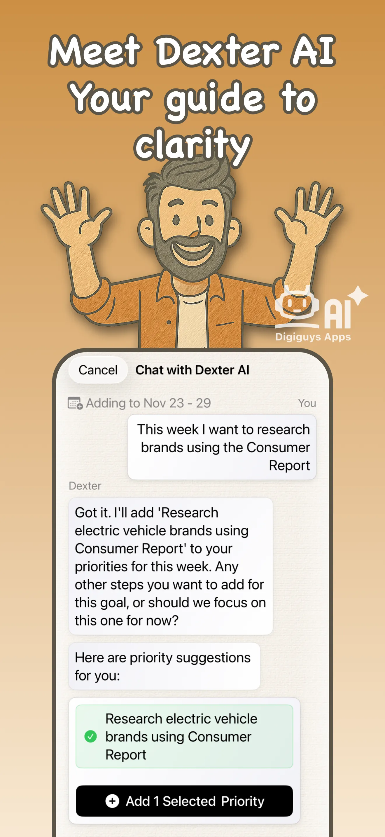 Focus on Five - Weekly priorities