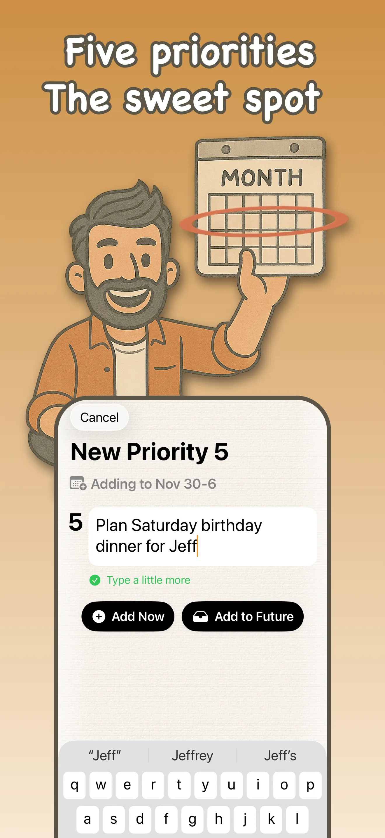 Chat with Dexter AI - Priority suggestions