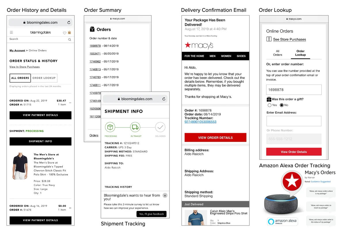 Macy's and Bloomingdale's